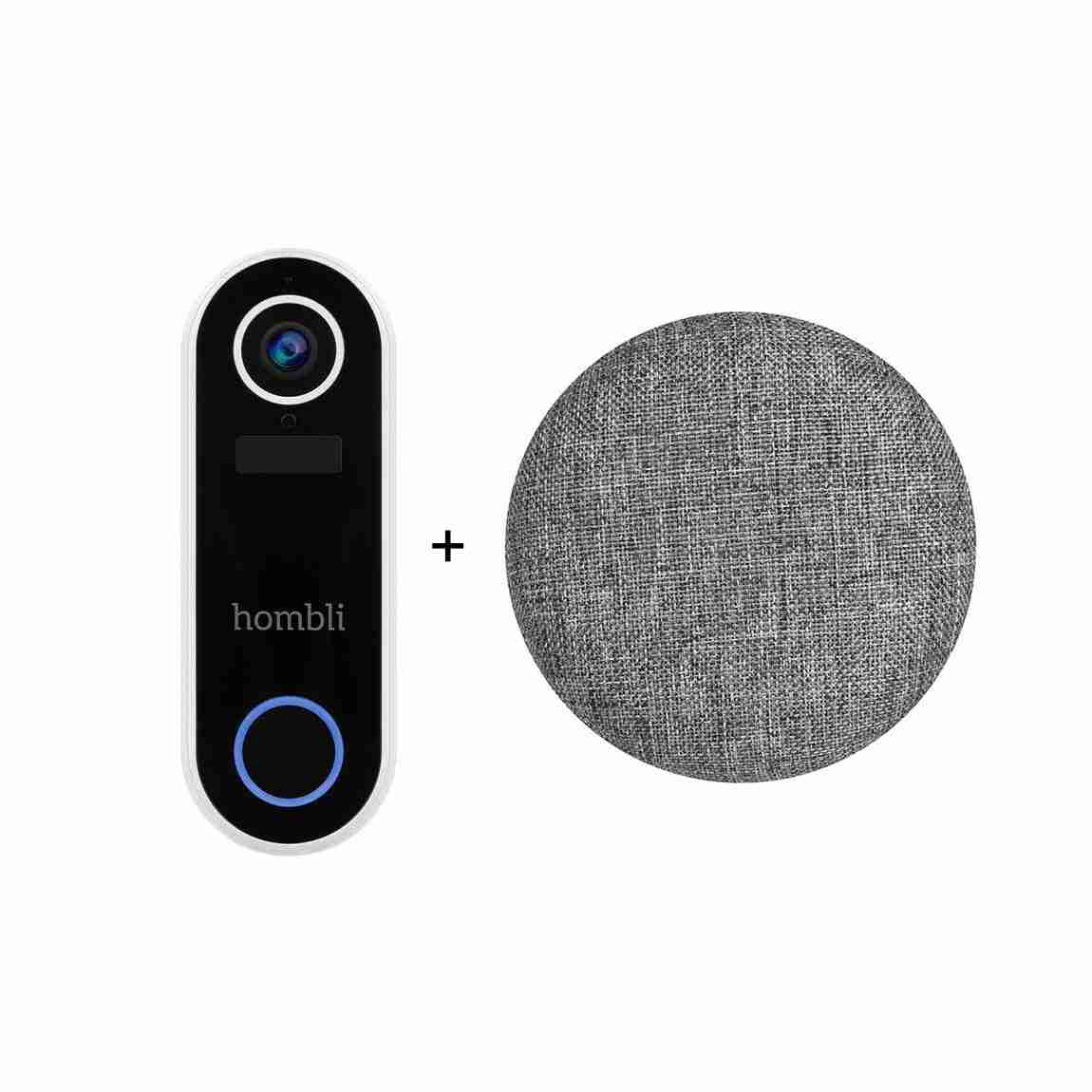 Hombli Smart Doorbell 2 inkl. Chime 2 - Schwarz