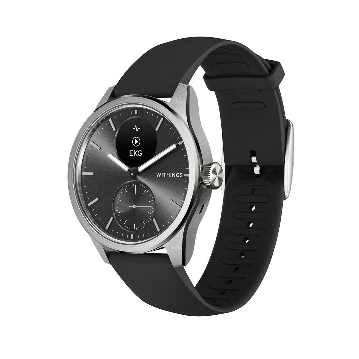 Withings Scanwatch 2 - Hybrid Smartwatch mit Überwachung der Herzgesundheit - Roségold und 38mm