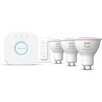 Philips Hue White & Color Ambiance GU10 400lm 6er Starter-Set + Dimmschalter