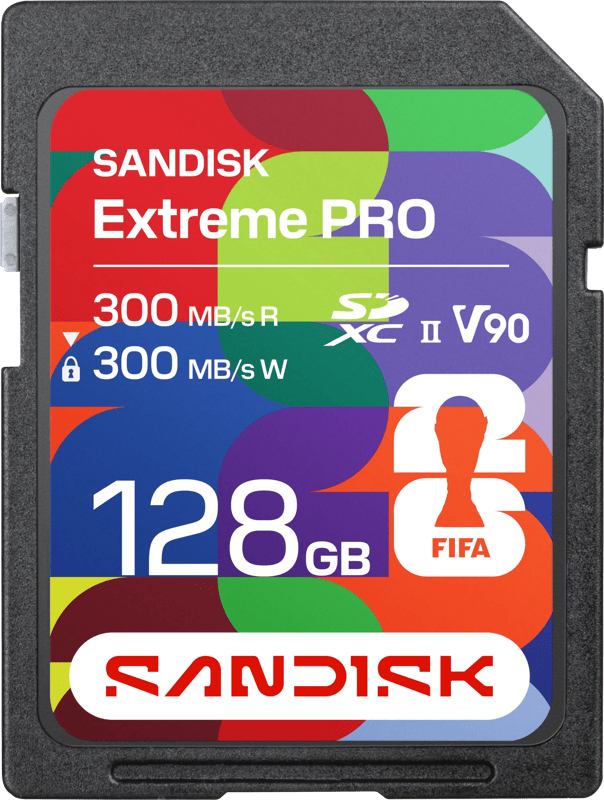 SANDISK SDXC Extreme PRO FIFA World Cup 2026 Edition 128GB 300 MB/s