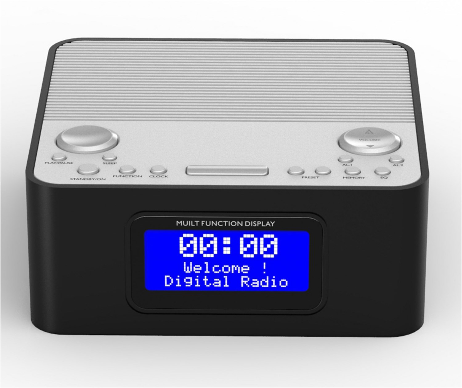 UR170SW Uhrenradio schwarz