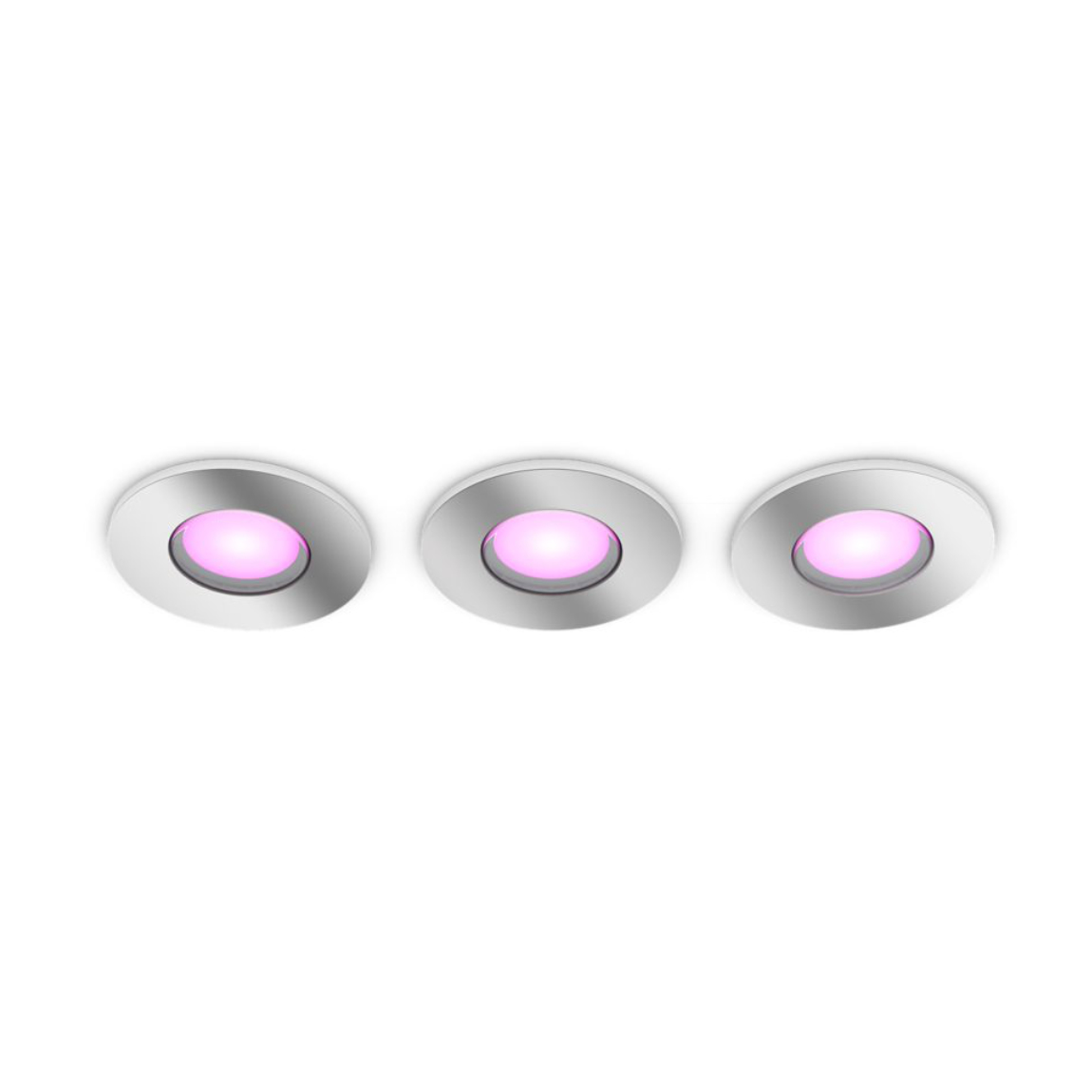 Philips Hue White & Color Ambiance Xamento Einbauspot 1er - silber