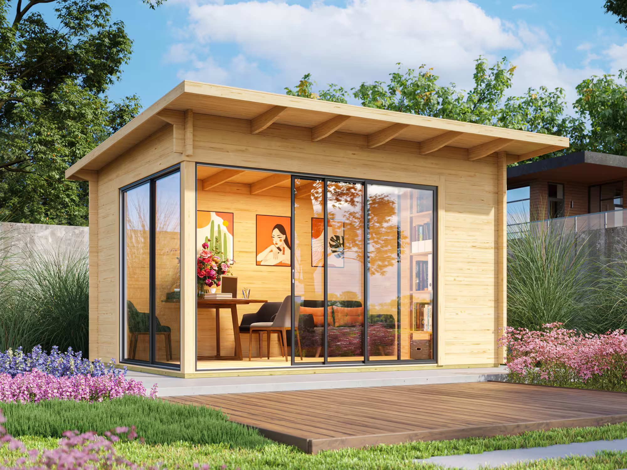 Fjordholz Gartenhaus Modell Starla 44 A