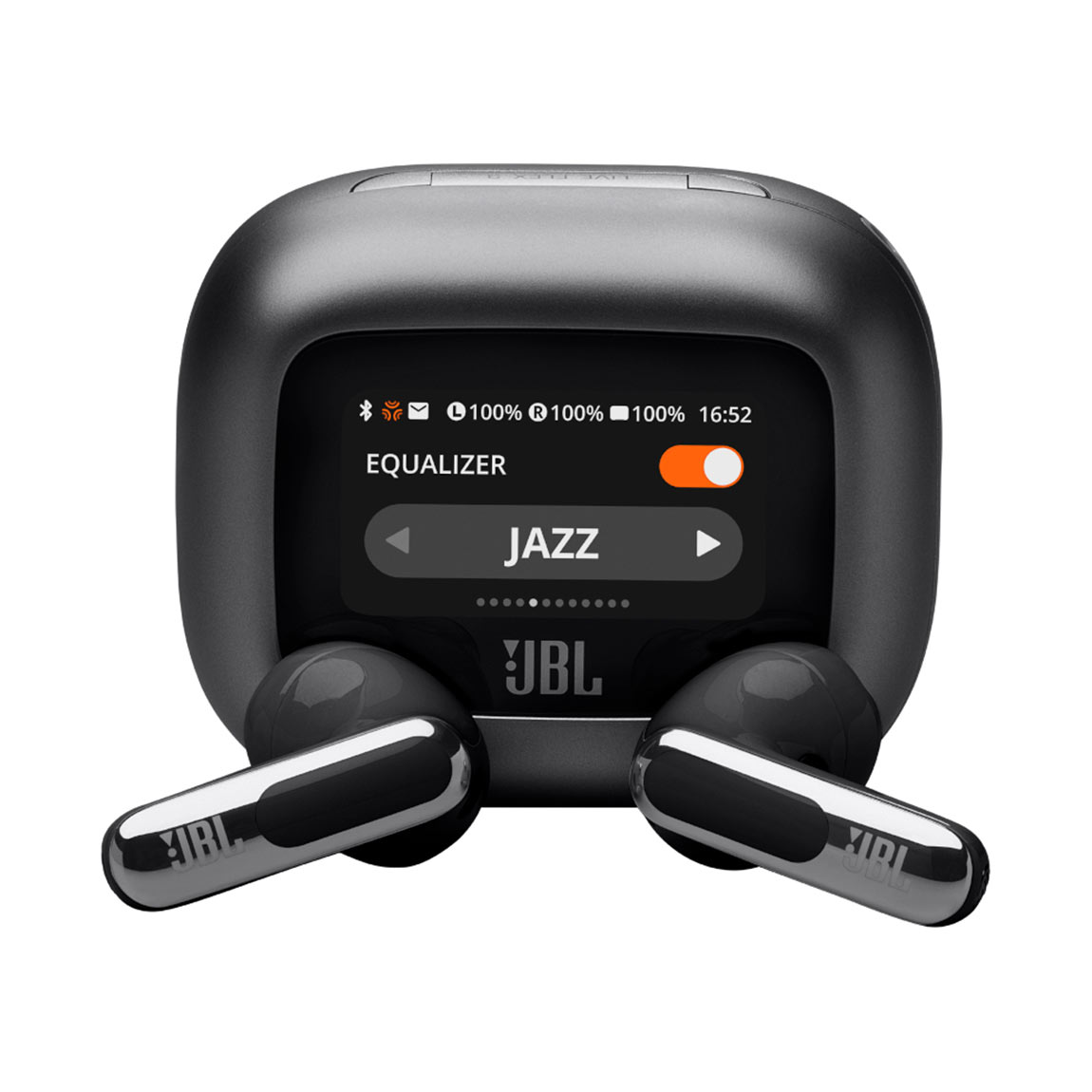 JBL Live Beam 3 - Kabelloser In-Ear Noise Cancelling Kopfhörer mit Smart Charging Case - Schwarz
