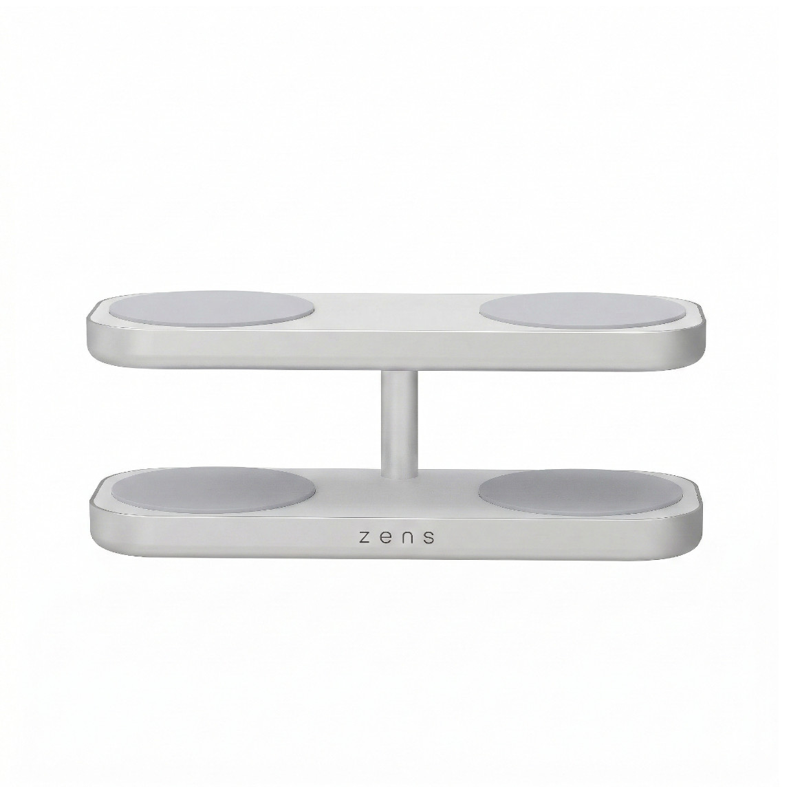 Zens Quattro Wireless Charger Pro 4 - Kompakte 4-in-1 Ladestation mit Qi2 - Schwarz