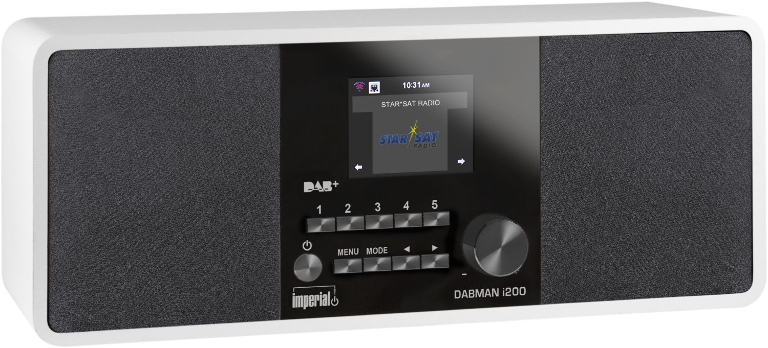 DABMAN i200 Internetradio weiß