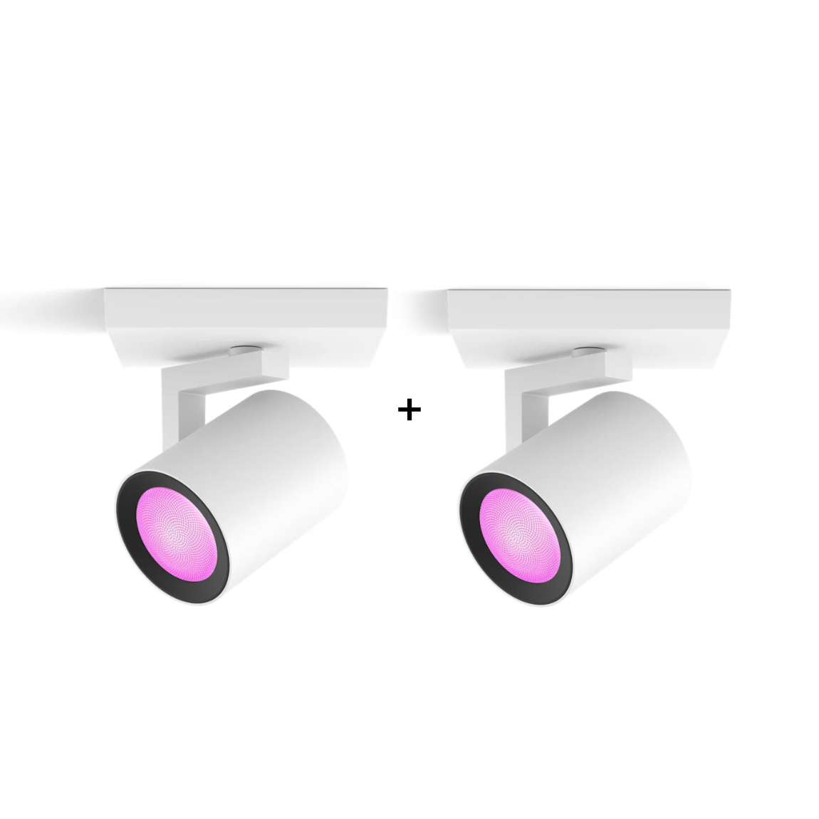 Philips Hue White & Color Ambiance Argenta Spot 350lm 2er-Set