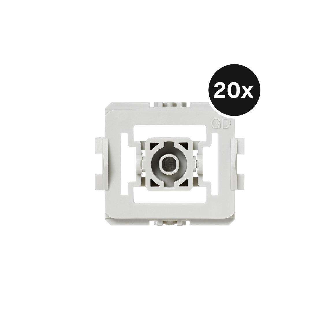 Homematic Adapter-Set Gira Standard, 20er Set - Weiß
