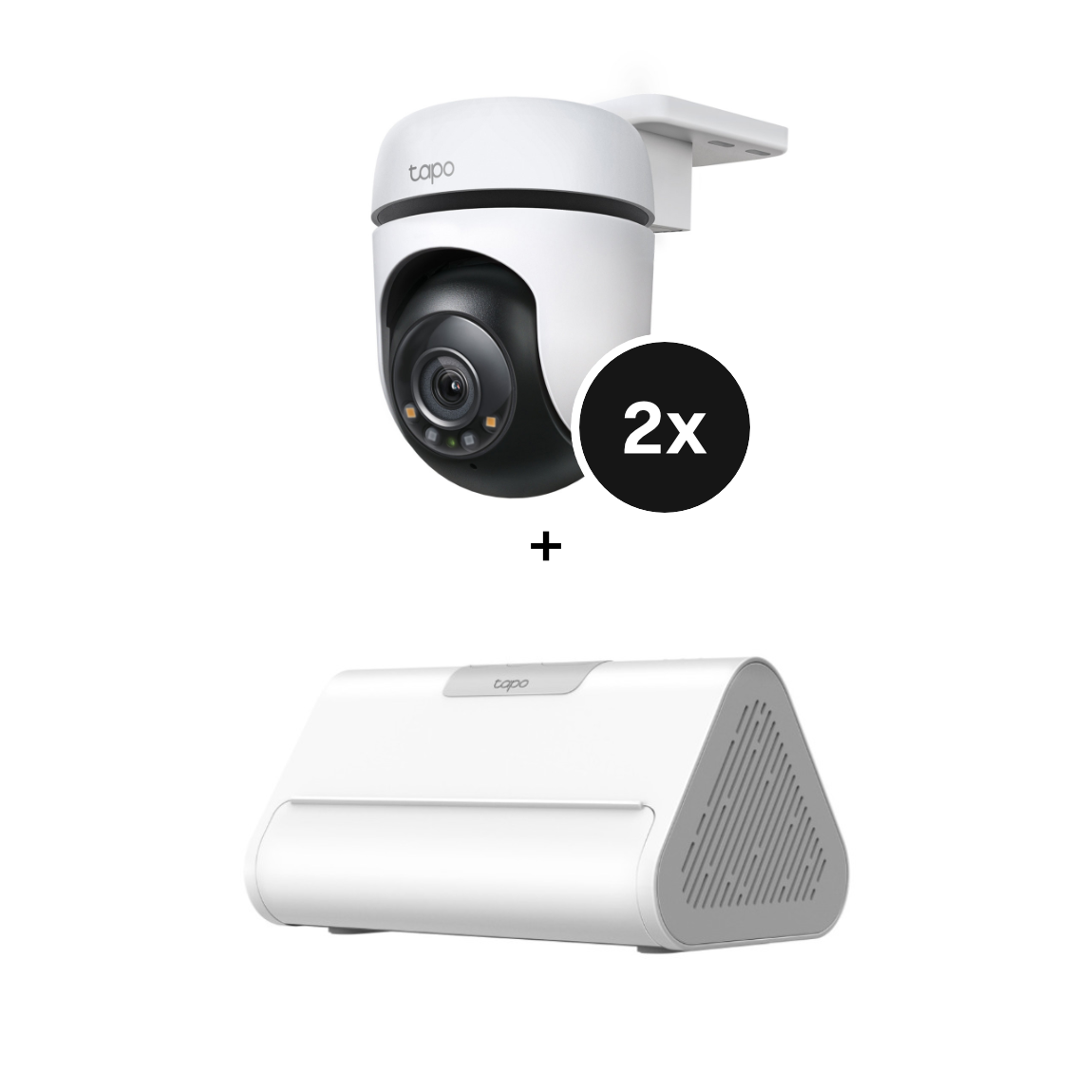 TP-Link Tapo C510W - 2er-Set + Tapo H500