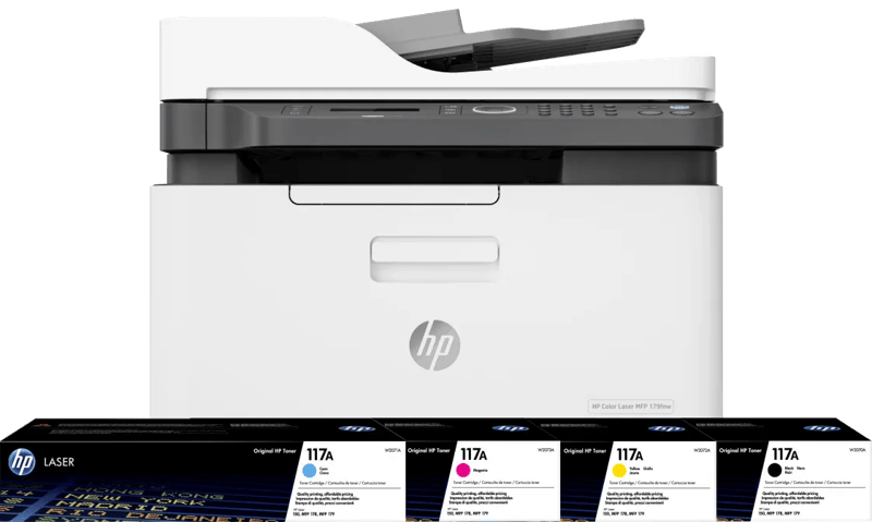 HP Color Laser MFP 150nw + 1 Toner-Ersatzset