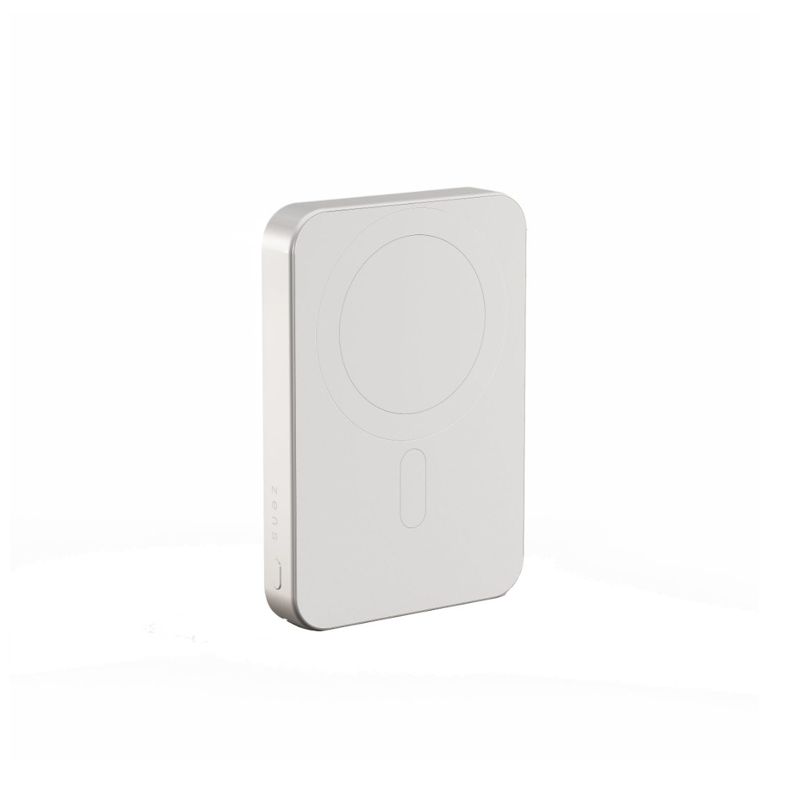 Zens Powerbank Pro 1 - Schlanker Zusatzakku mit 5.000 mAh, 15W - Weiß