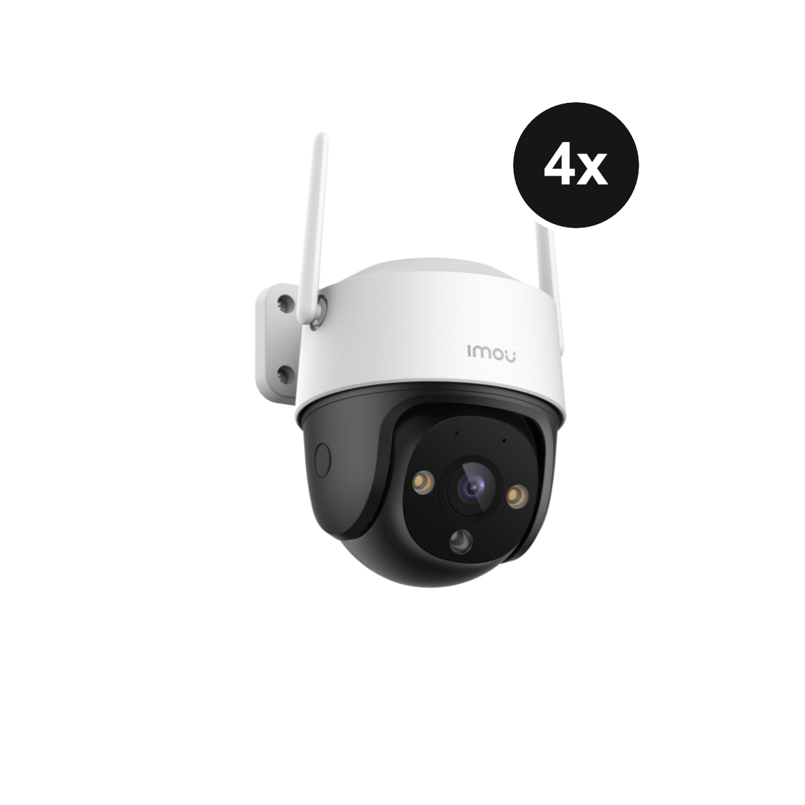 Imou Cruiser 2C 2K - WLAN-Außenkamera mit Schwenk-/Neigefunktion - 4er-Set