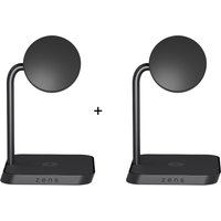 Zens Office Charger 2 - Duo-Ladestation für den Schreibtisch mit Qi2 - 2er-Set