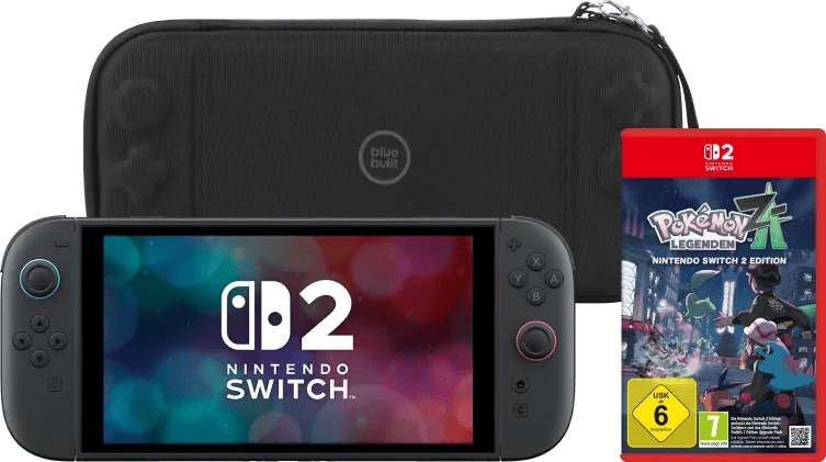 Nintendo Switch 2 + Pokémon-Legenden: Z-A + BlueBuilt Schutzhülle