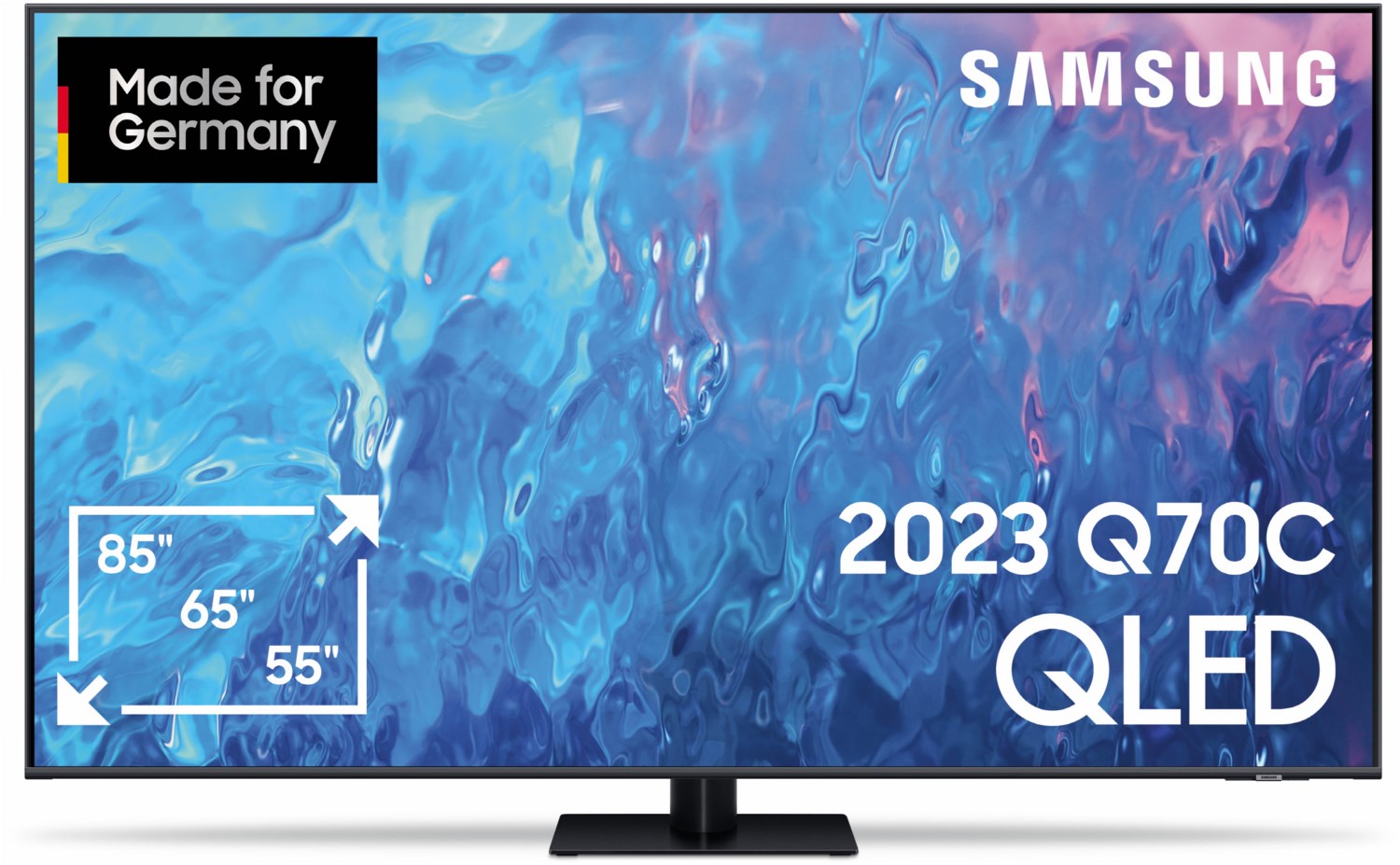 GQ85Q70CAT 214 cm (85") QLED-TV titangrau, 4K Ultra HD, Smart-TV, 100 Hz, Sprachsteuerung