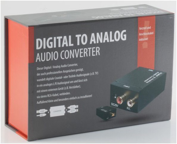 Digital zu Analog Audio Konverter