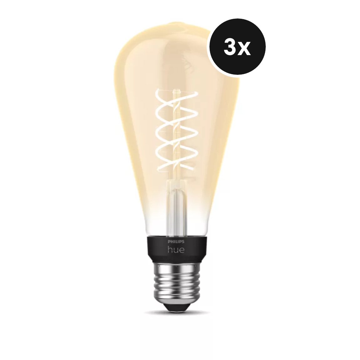 Philips Hue White E27 Filament Giant Edison 3er-Set