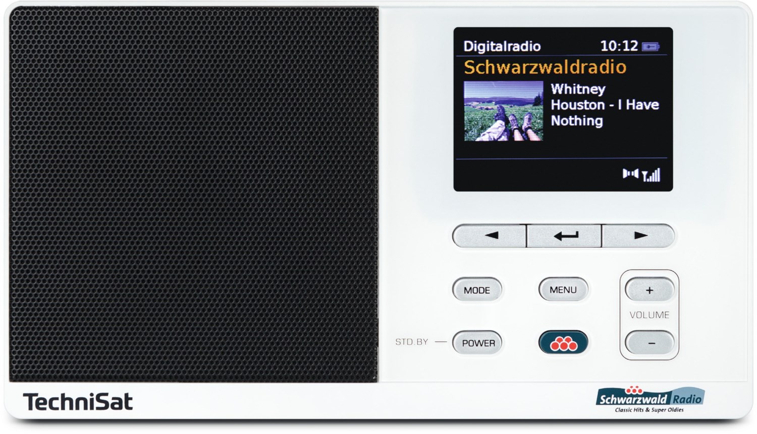 DigitRadio 215 Kofferradio Schwarzwaldradio-Edition weiß