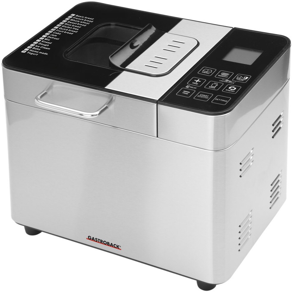 Design Brotbackautomat Advanced Brotbackautomat edelstahl/schwarz