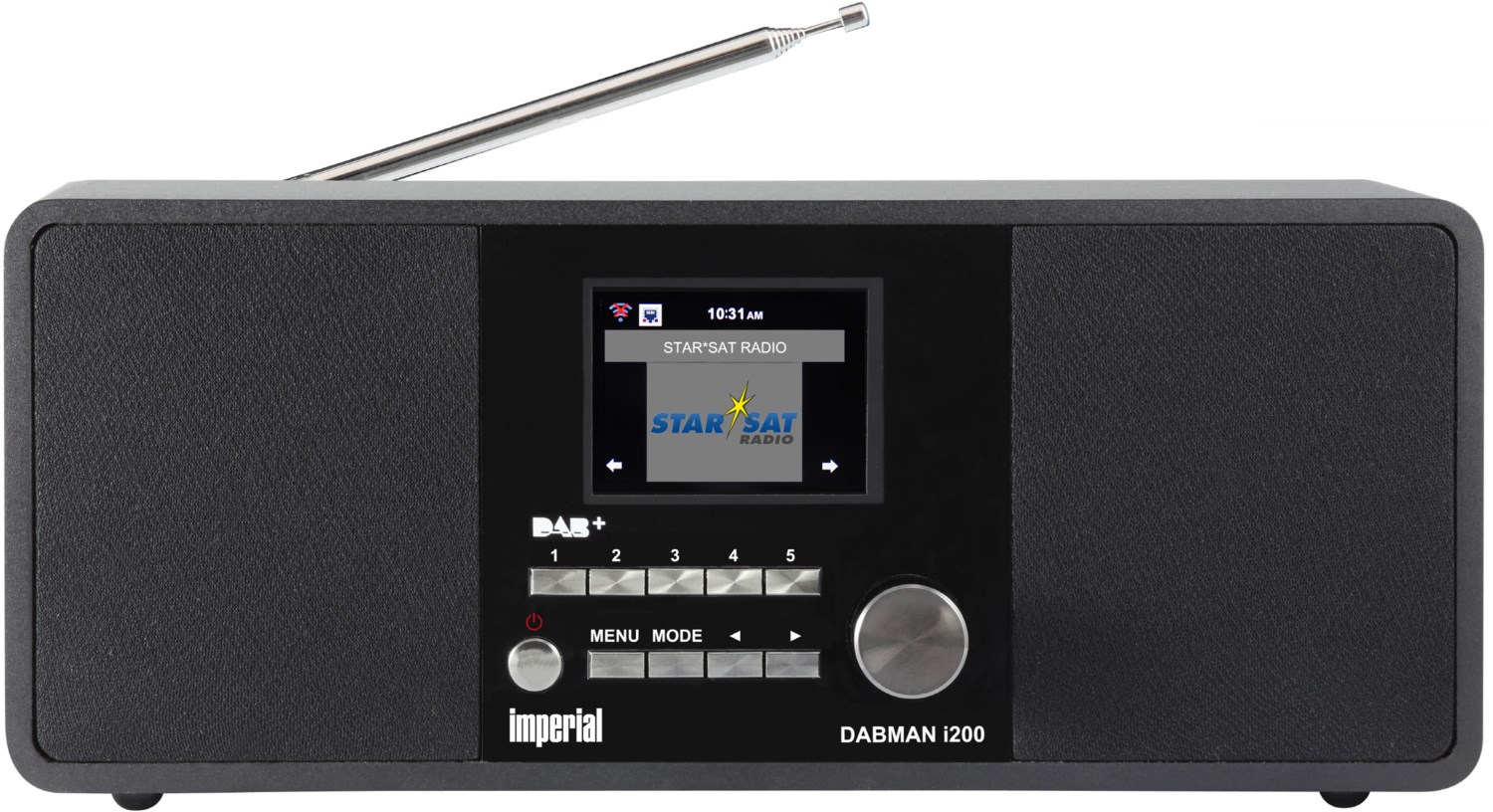 DABMAN i200 Internetradio schwarz