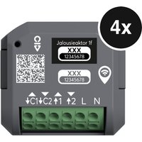 Busch-Jaeger Jalousieaktor free@home wireless - zur Jalousiesteuerung, Unterputz, 1-Kanal, 4 A - 2er-Set - Grau
