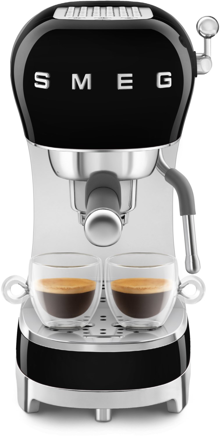 ECF02BLEU Siebträgermaschine schwarz, 15 bar, 1,1 l