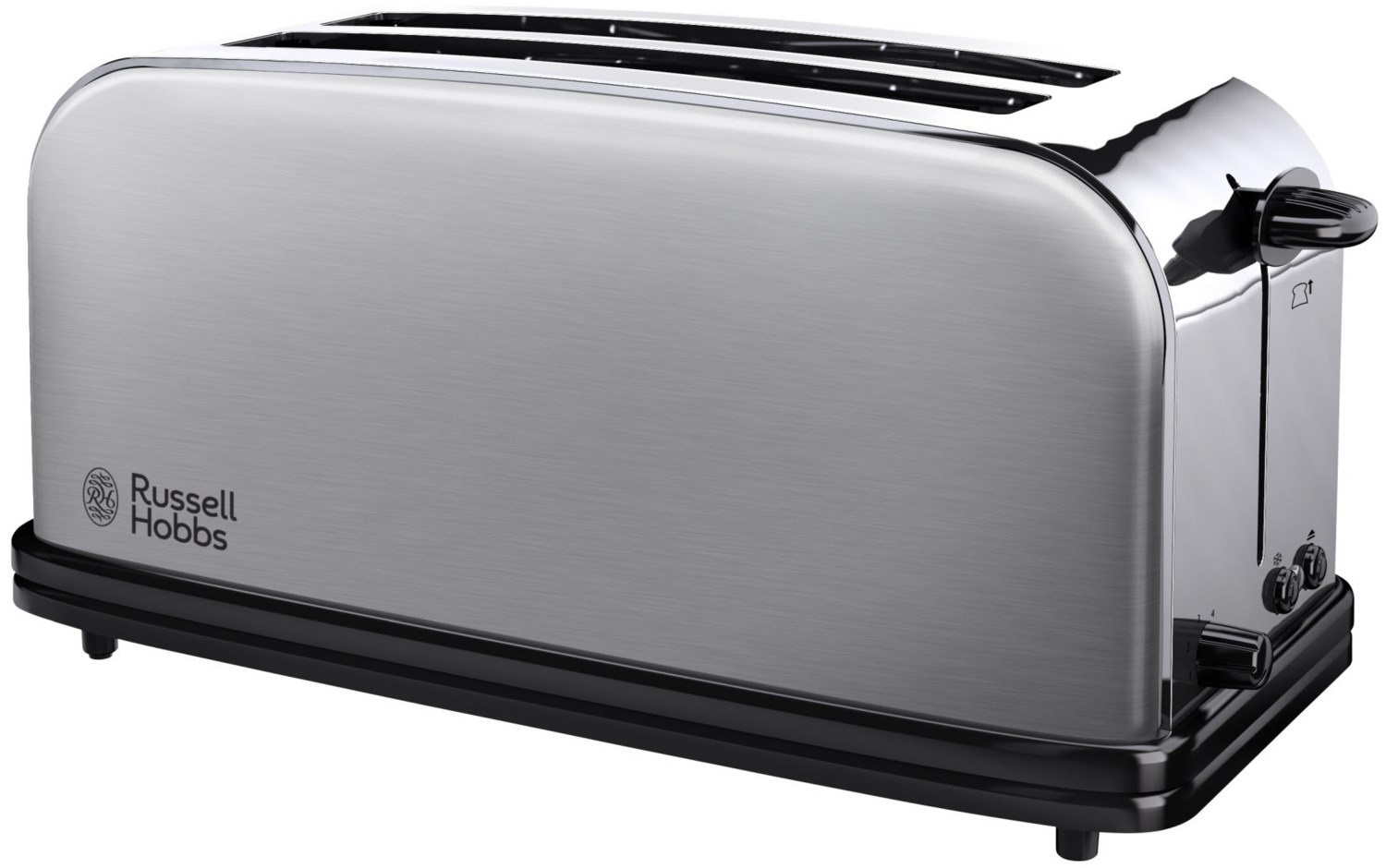 Adventure 2Schlitz Toaster Langschlitz-Toaster edelstahl/schwarz