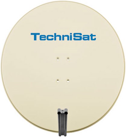 SATMAN 850 Plus mit AZ/EL Halt. Satelliten-Reflektor grau