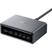 Anker Prime Ladegerät (200W, 6 Ports, GaN) - Schwarz