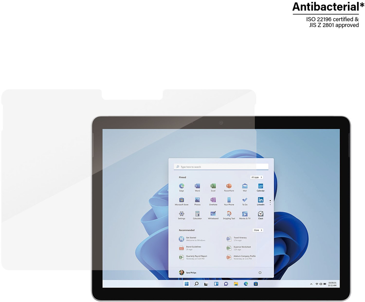 Displayschutz für Surface Go transparent