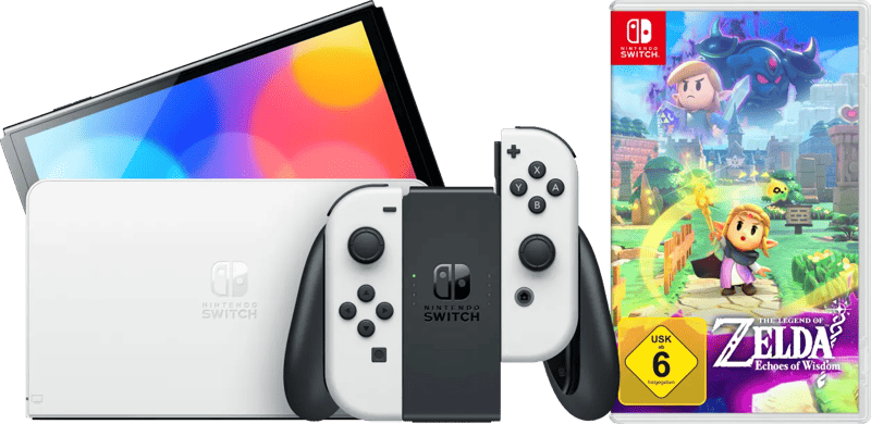 Nintendo Switch OLED Weiß + Zelda: Echoes of Wisdom