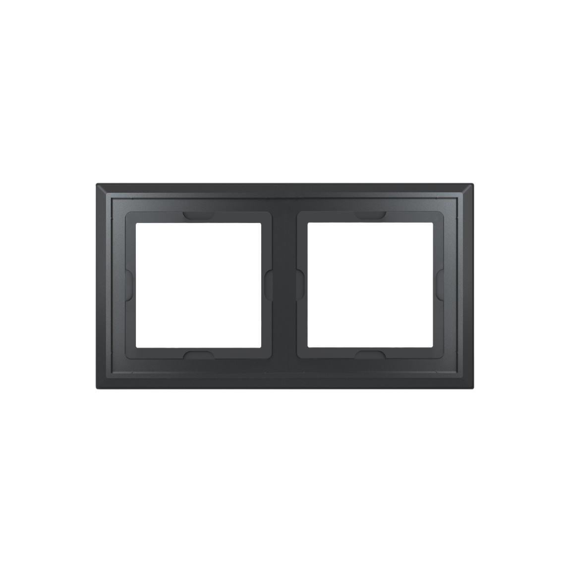 Homematic IP Glasrahmen – 1-fach - Schwarz