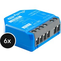 Shelly 1 (Gen. 4) - WLAN 1-Kanal Relais max. 16A - 6er-Set