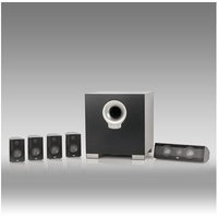 Cinema XL Set III 5.1 A/V-Laustsprechersystem mit Aktiv-Subwoofer Alu schwarz hochglanz