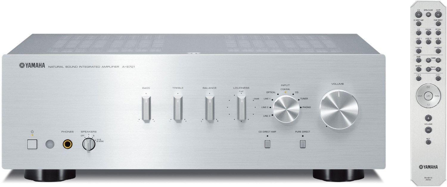 A-S 301 Vollverstärker Stereo silber