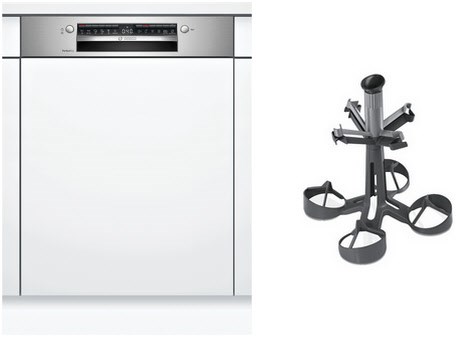 MKSMI1MXTB teilintegrierbarer 60 cm Geschirrspüler bestehend aus SMI6YAS01E + SMZ5300 edelstahl
