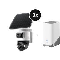 eufyCam 3 Starter Set 4+1 - 4er-Kameraset mit HomeBase 3