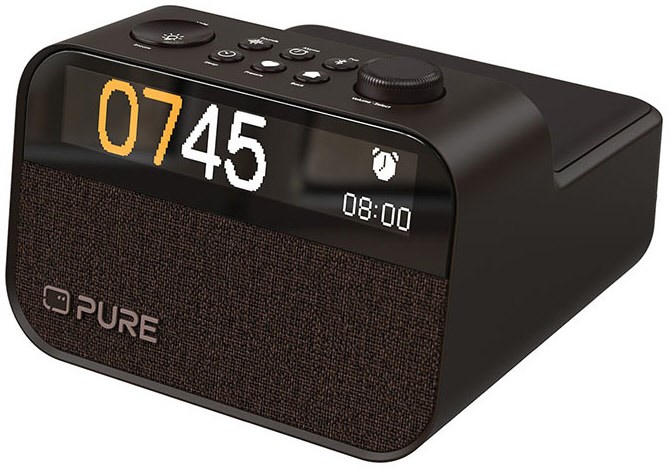 Moment Charge DAB/DAB+ Uhrenradio coffee Black