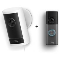 Ring Set - mit Outdoor Cam Pro Plugin + Video Doorbell Pro (3. Gen.) Wired