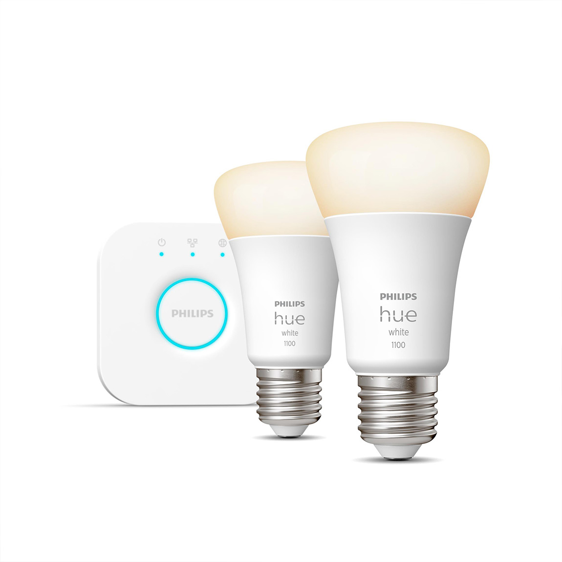 Philips Hue White E27 2er 1100lm Starter Set + Bewegungsmelder