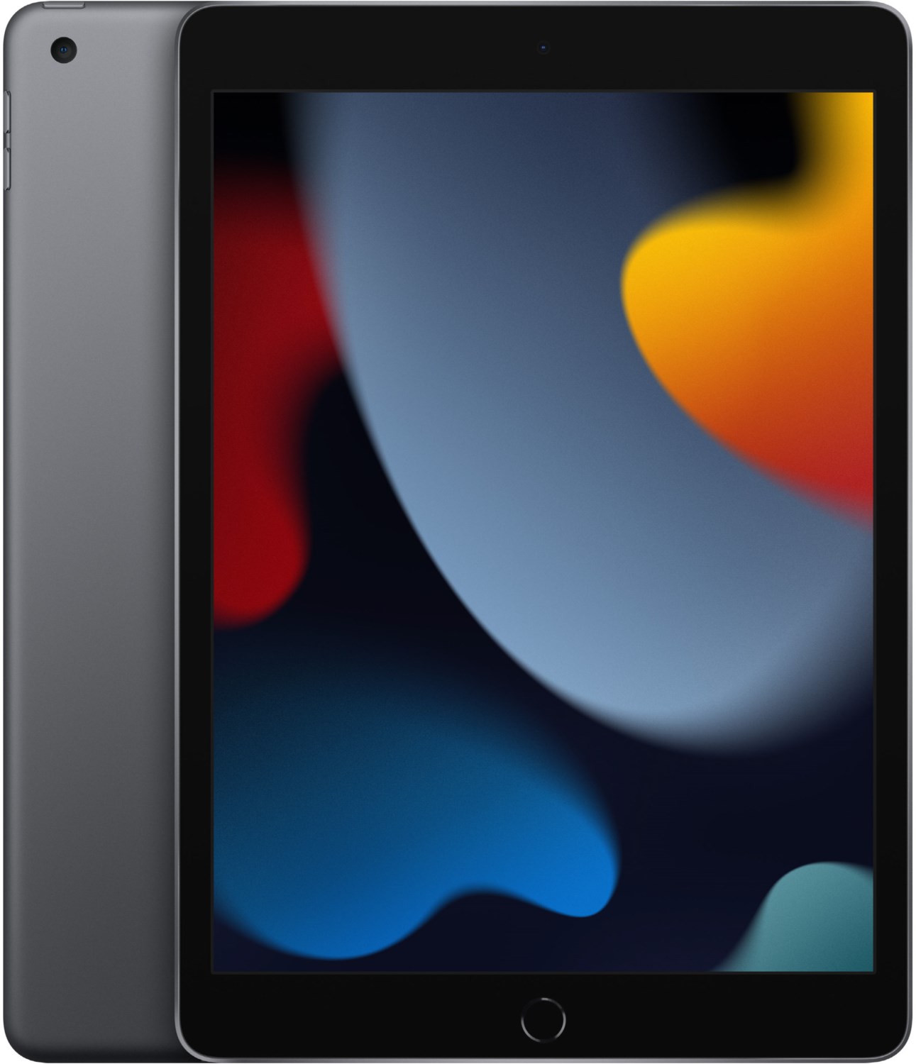 iPad (64GB) WiFi 9. Generation (2021) space grau, 10,2 Zoll Display, iOS, 10 Std. Akku, 8 MP Kamera