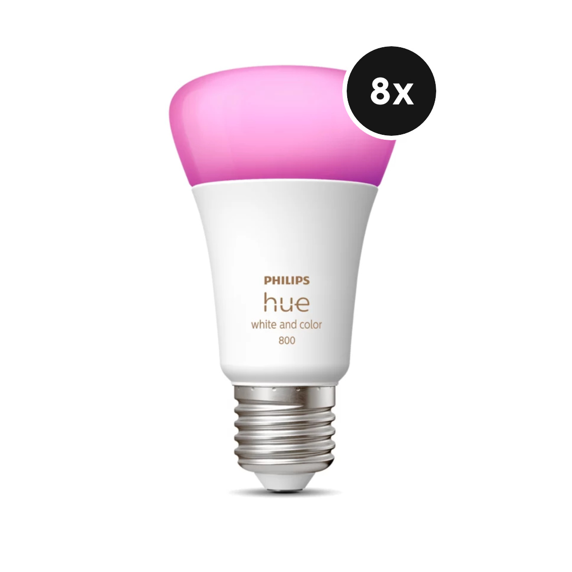 Philips Hue White & Color Ambiance E27 Viererpack 800lm - Weiß
