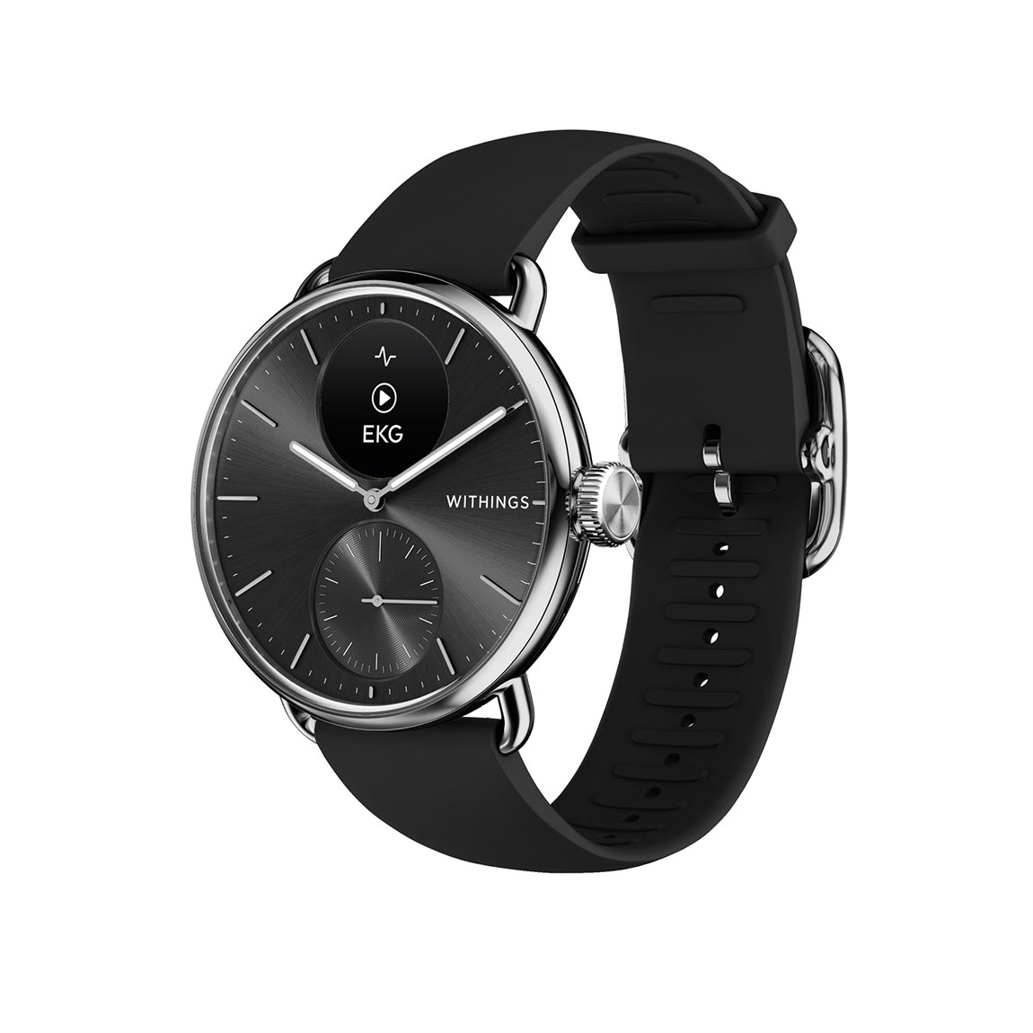 Withings Scanwatch 2 - Hybrid Smartwatch mit Überwachung der Herzgesundheit - Roségold und 38mm