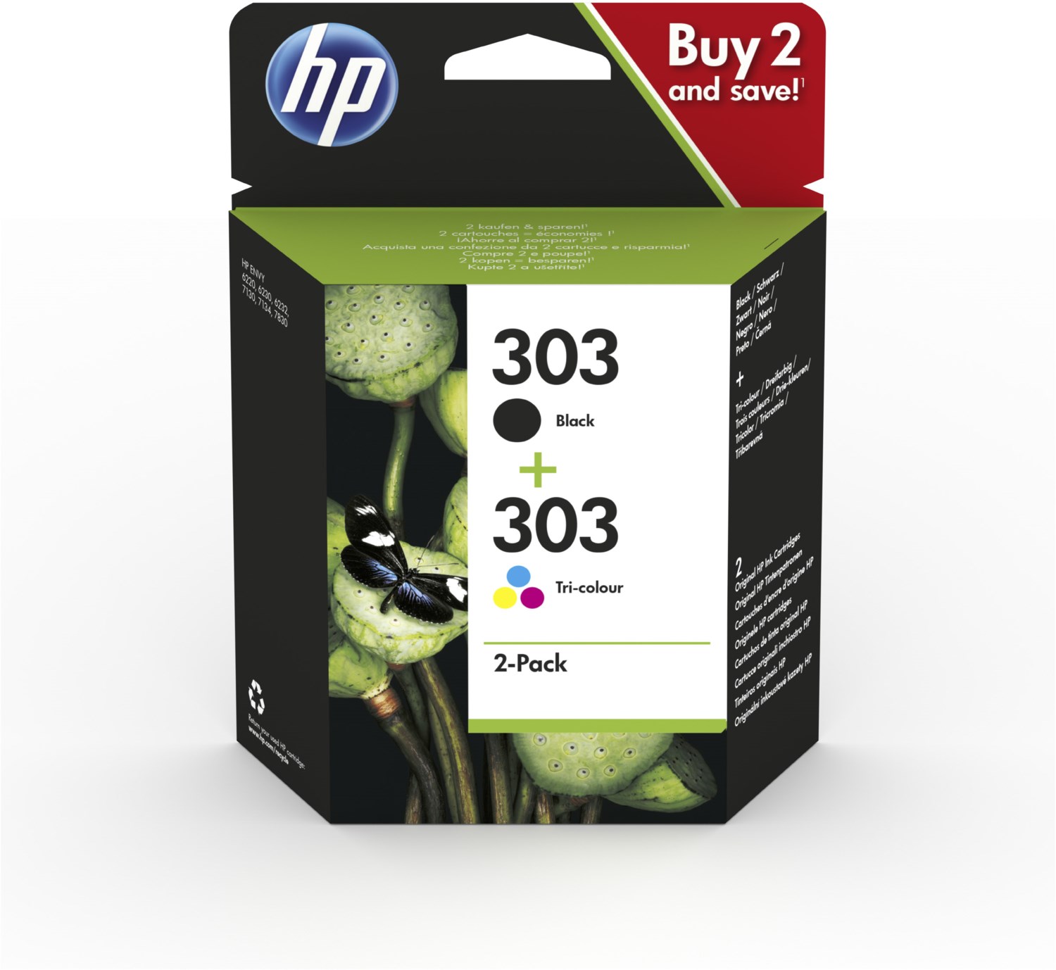 Nr. 303 Combo 2-Pack Tinten-Doublepack 4-farbig