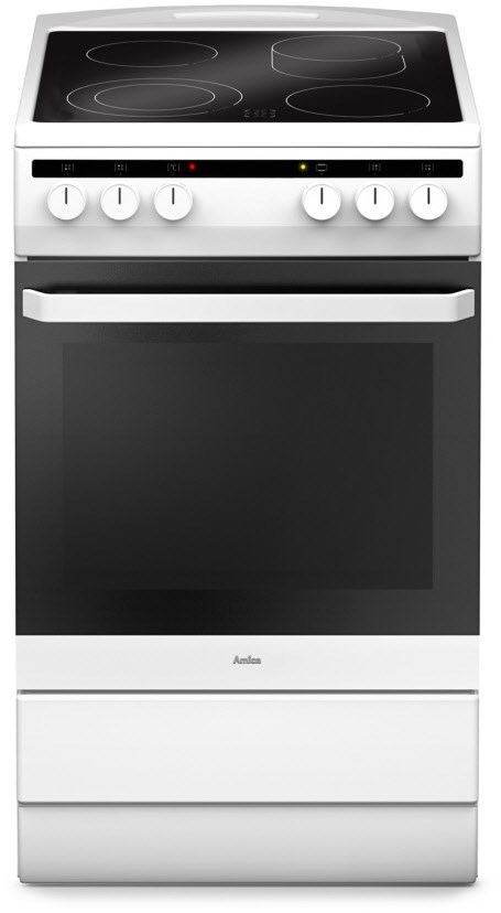 SHC 11642 W Elektroherd mit Glaskeramikfeld weiß