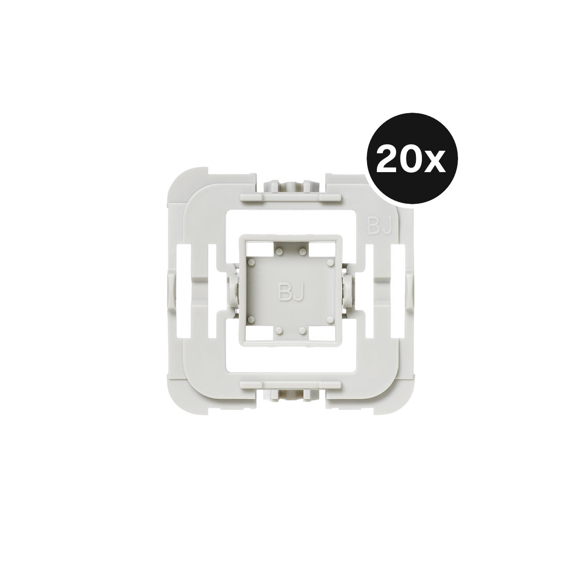 Homematic Adapter-Set Busch-Jaeger, 20er Set - Weiß