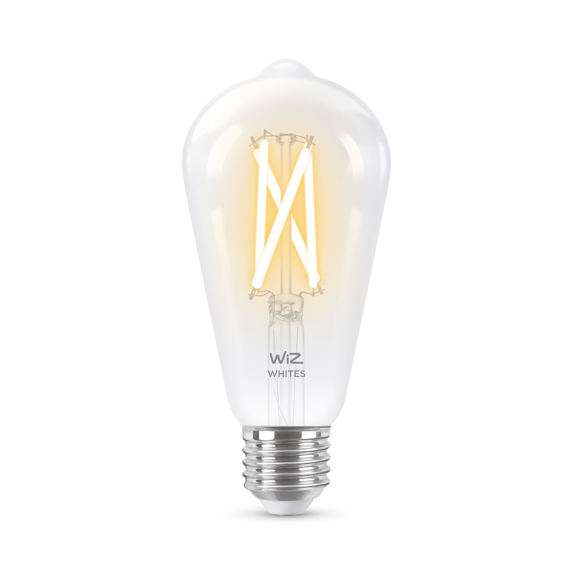 WiZ 40W E14 Kerzenform Filament Clear Warm- und Kaltweiß - Weiß