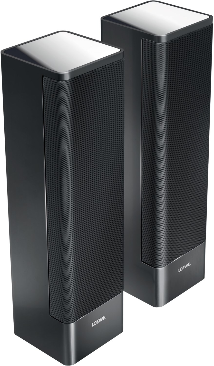 Ind. Sound Multiroom Speaker /Paar On Wall Lautsprecher alu-silber