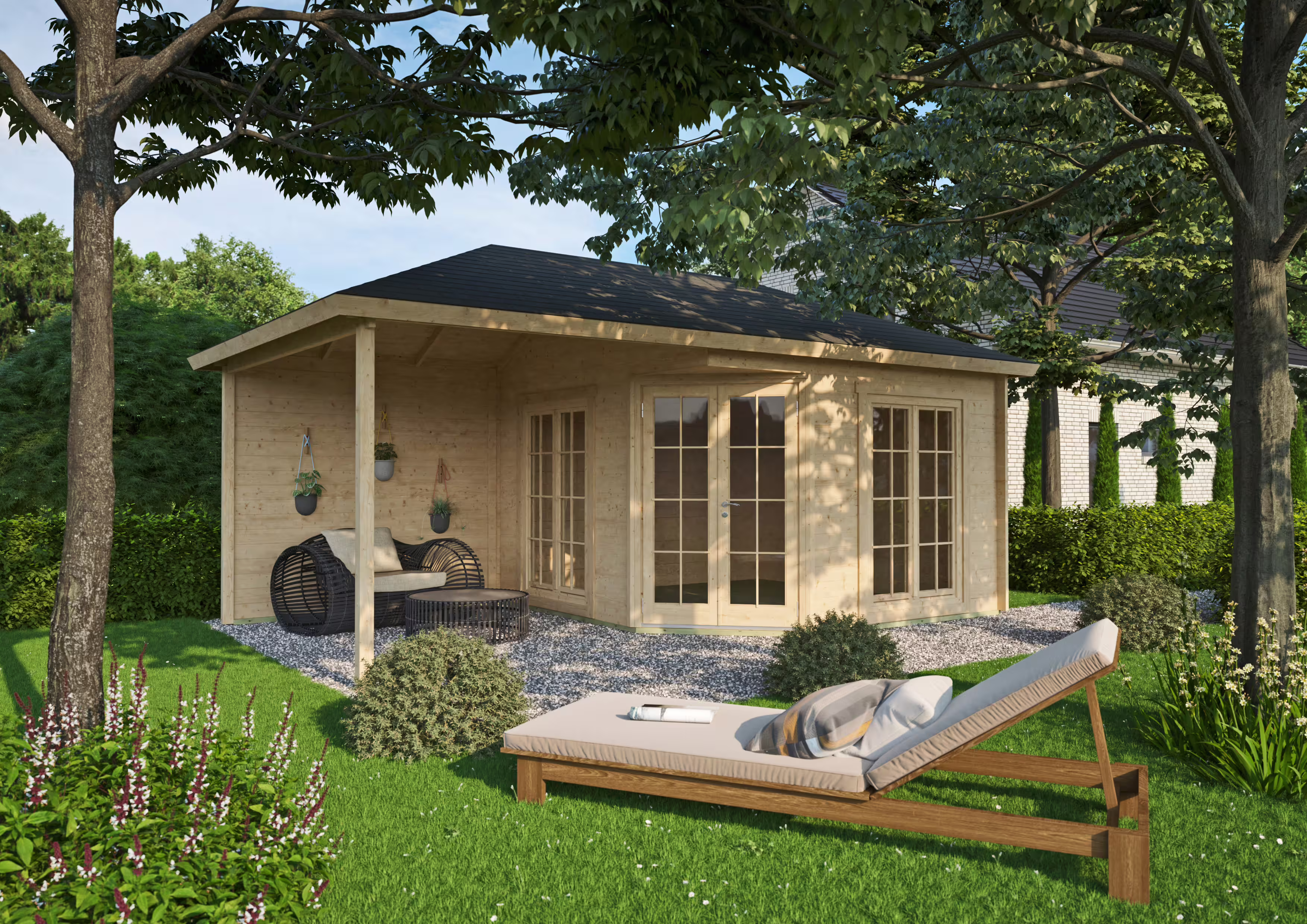 Fjordholz Gartenhaus Modell Silke 70