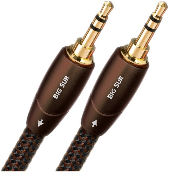 Big Sur 3,5mm>3,5mm (0,6m) Audiokabel schwarz/braun